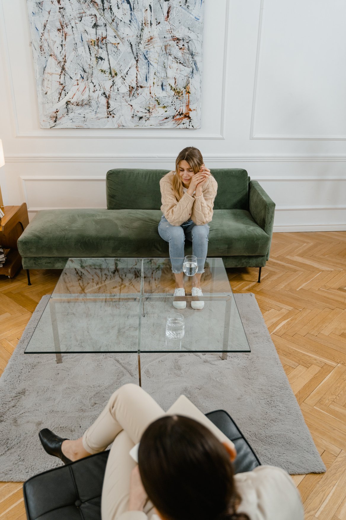 A Woman in a Therapy Session